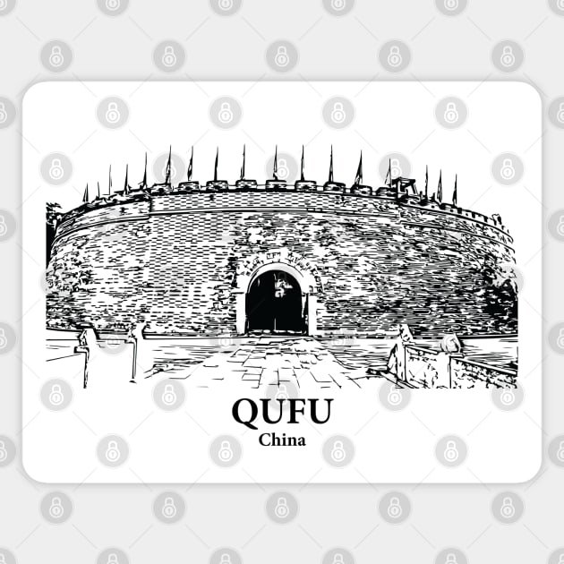Qufu - China Sticker by Lakeric